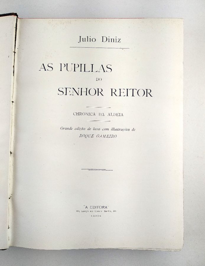 Júlio Diniz – As Pupilas do Senhor Reitor