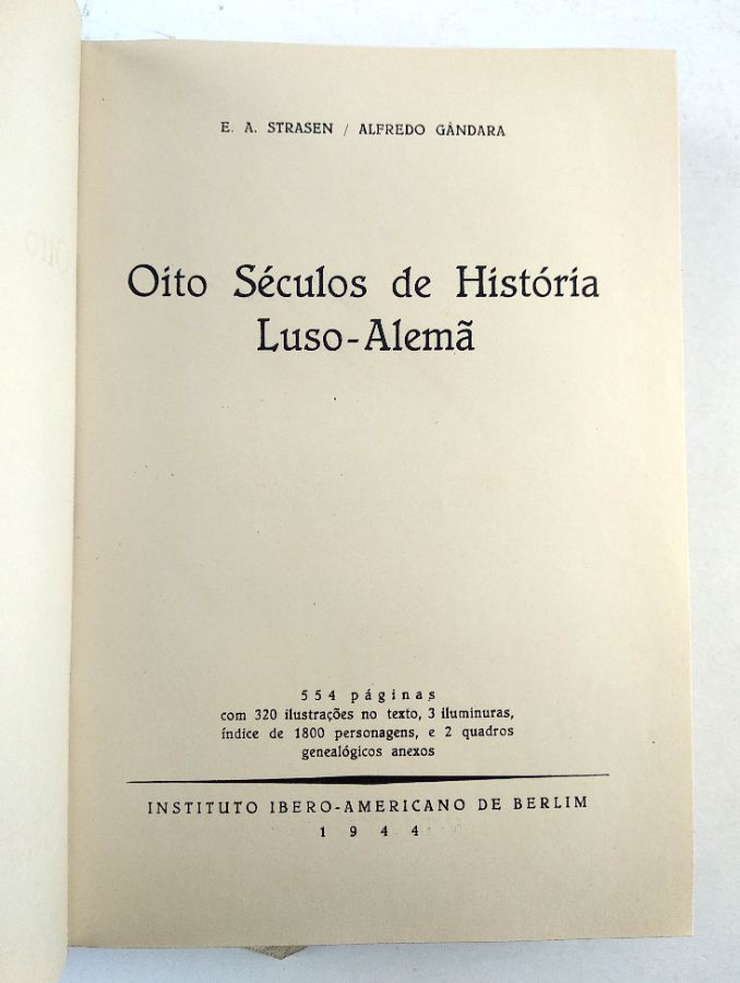 Oito Séculos de História Luso-Alemã