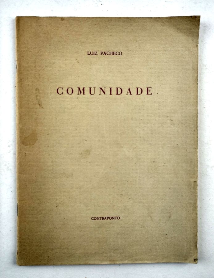 Luís Pacheco .Comunidade.