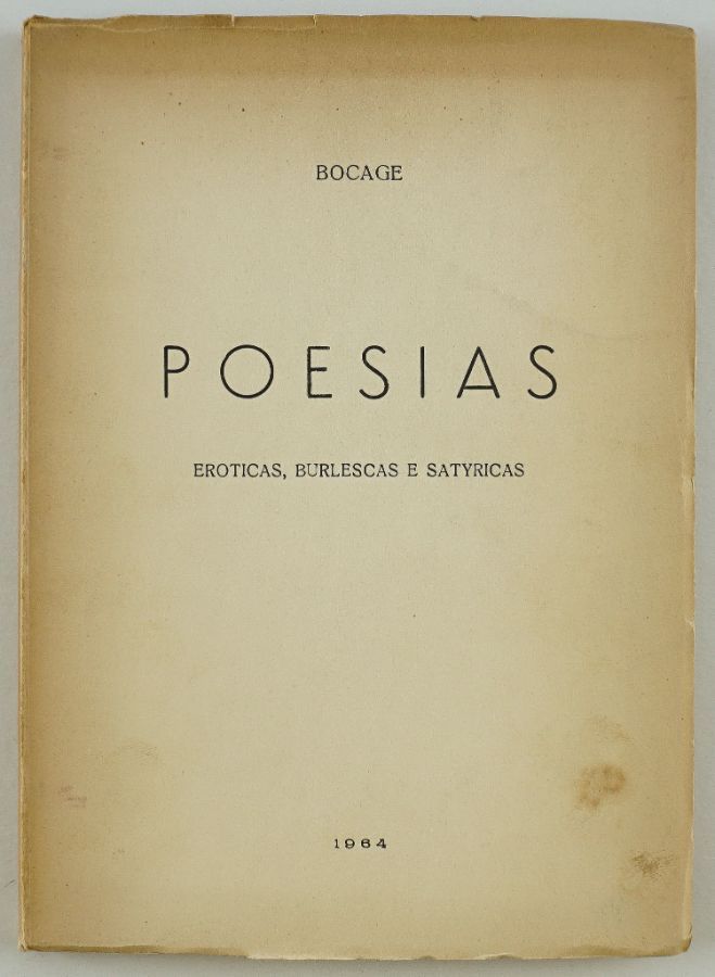 Edição clandestina de Bocage durante o Estado Novo (1964)