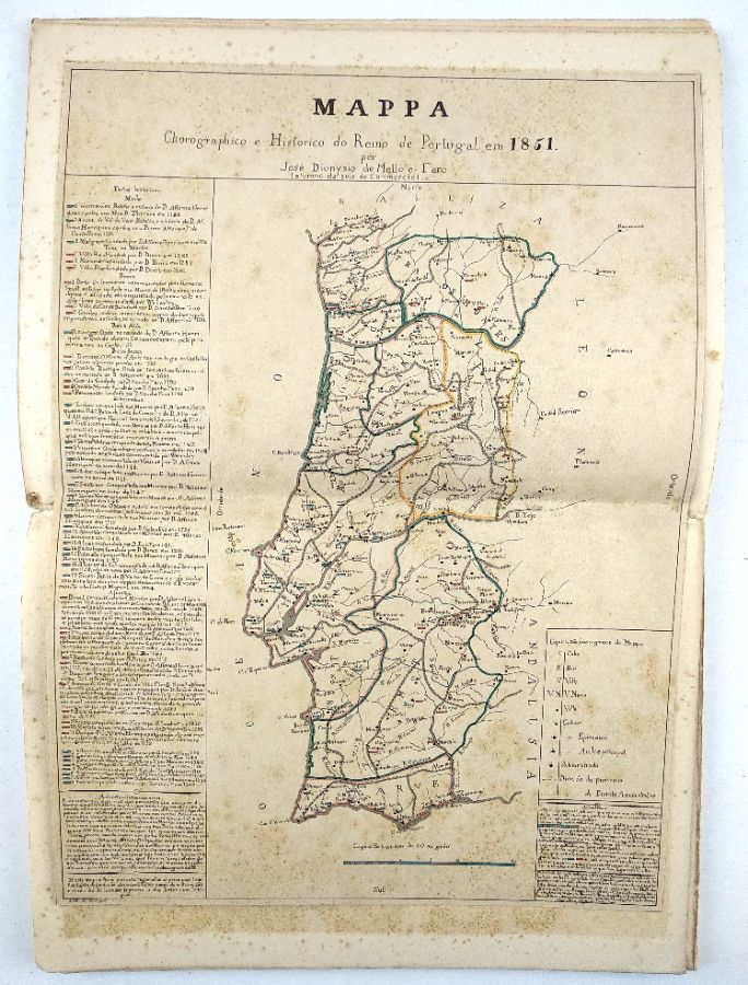 Mapa Corográfico e Histórico do Reino de Portugal