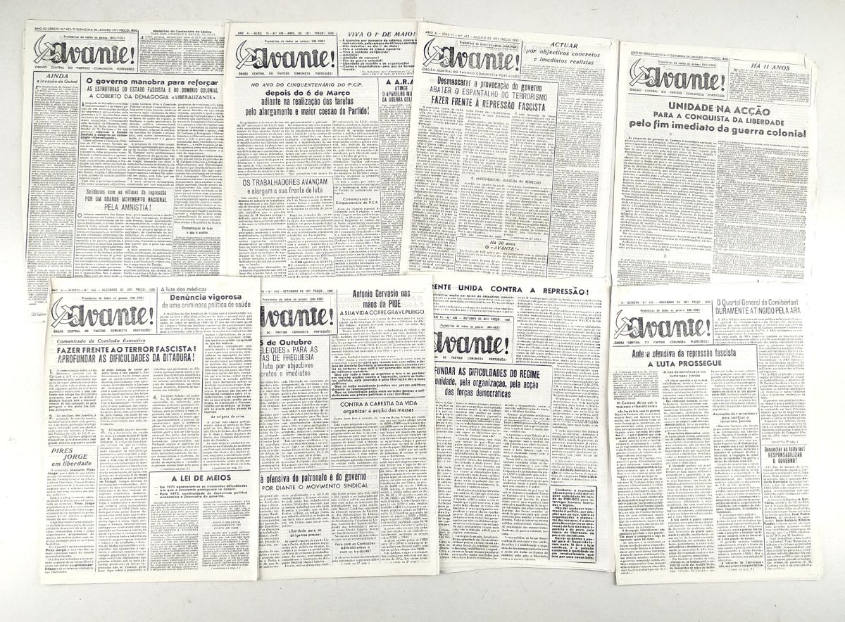 Avante! órgão clandestino do Partido Comunista Português (1971)