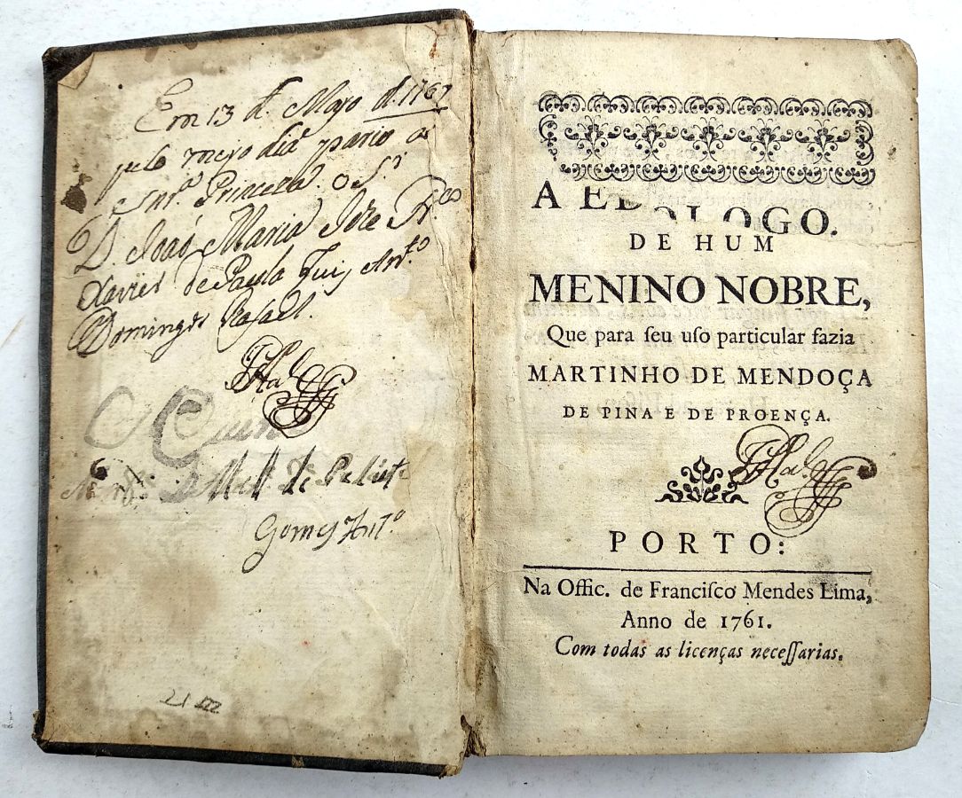 A Educação de Hum Menino Nobre – 1761