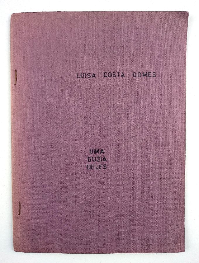 Luisa Costa Gomes – primeiro livro da autora