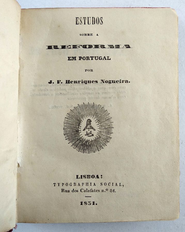 Estudos sobre a Reforma em Portugal (1851)