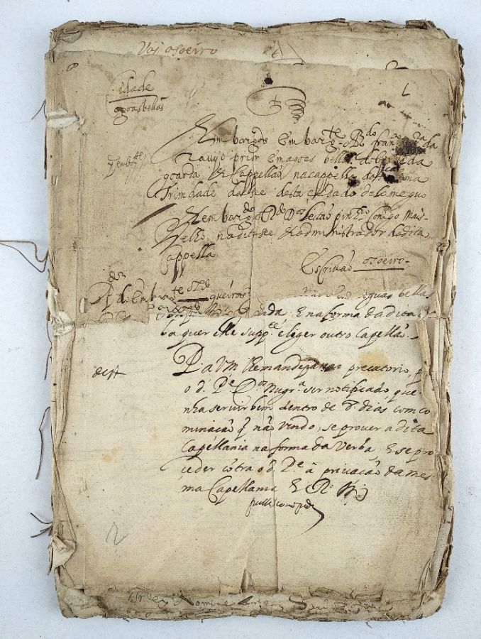 Manuscrito - Lamego, 1635 – 1640