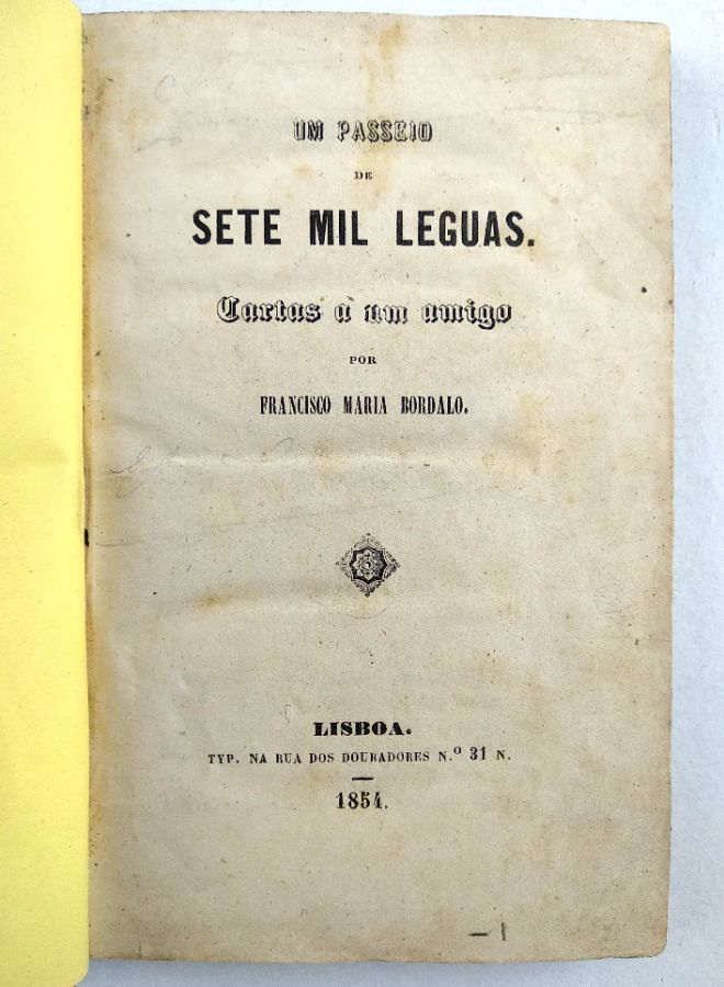 Um Passeio de Sete Mil Leguas – Macau (1854)