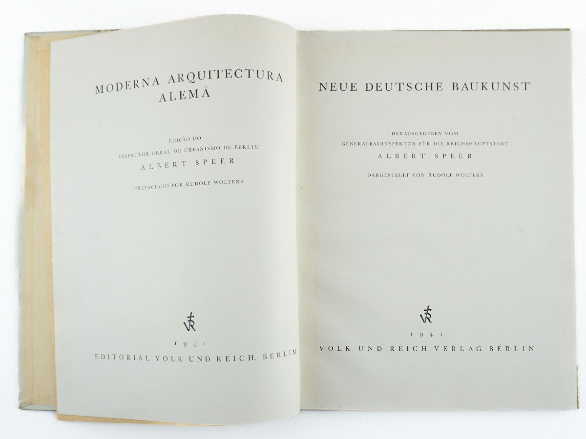 Albert Speer – Moderna Arquitectura Alemã – Neue Deutsche Baukunst (1941)