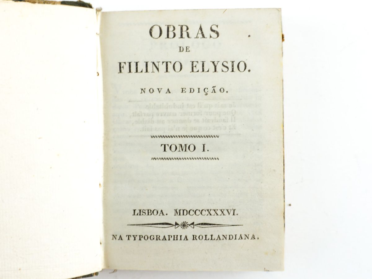 Obras de Filinto Elysio