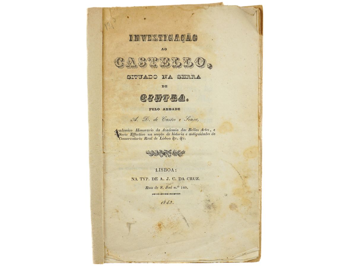 Investigação ao Castello situado na Serra de Cintra (1843)