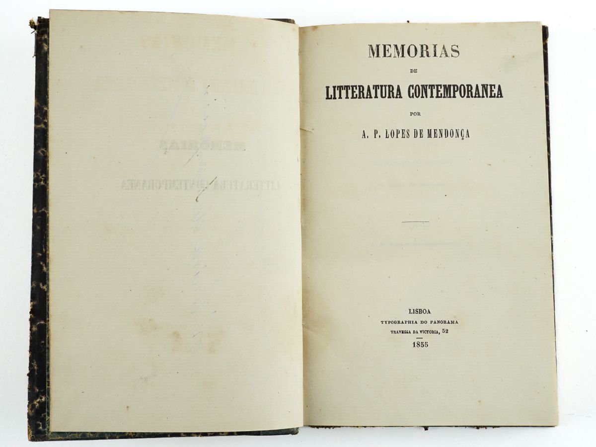 Memórias da Literatura Portuguesa (1855)