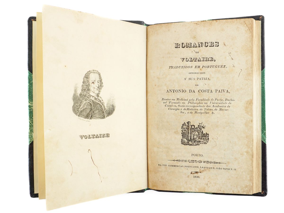 Voltaire – Edição portuguesa dos Romances (1836)