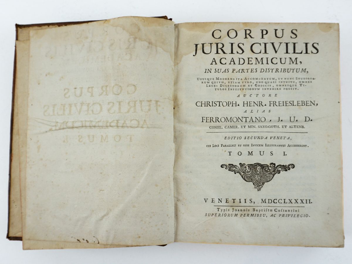 Corpus Juris Civilis (1782)