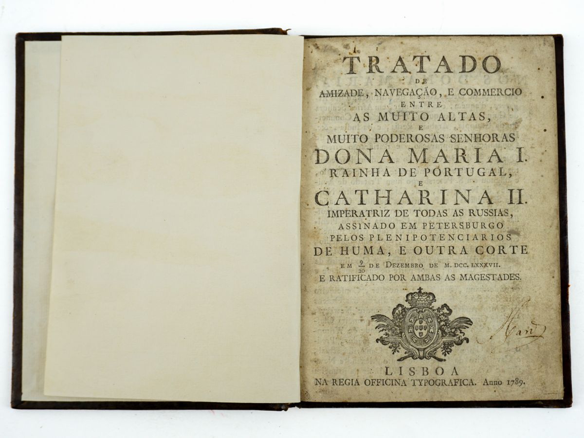 Tratado de Amizade, Navegação e Commercio (1789)