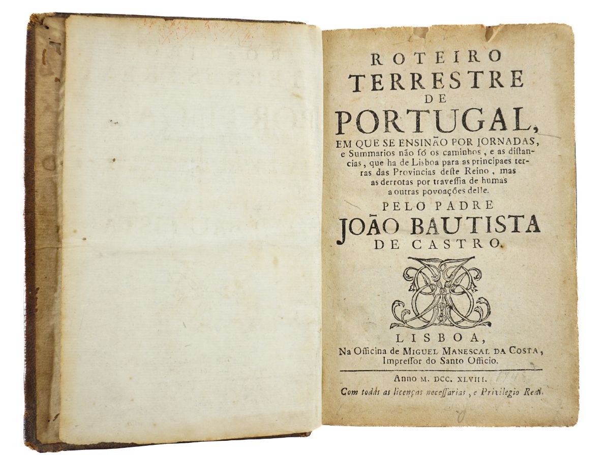 Roteiro Terrestre de Portugal - 1748