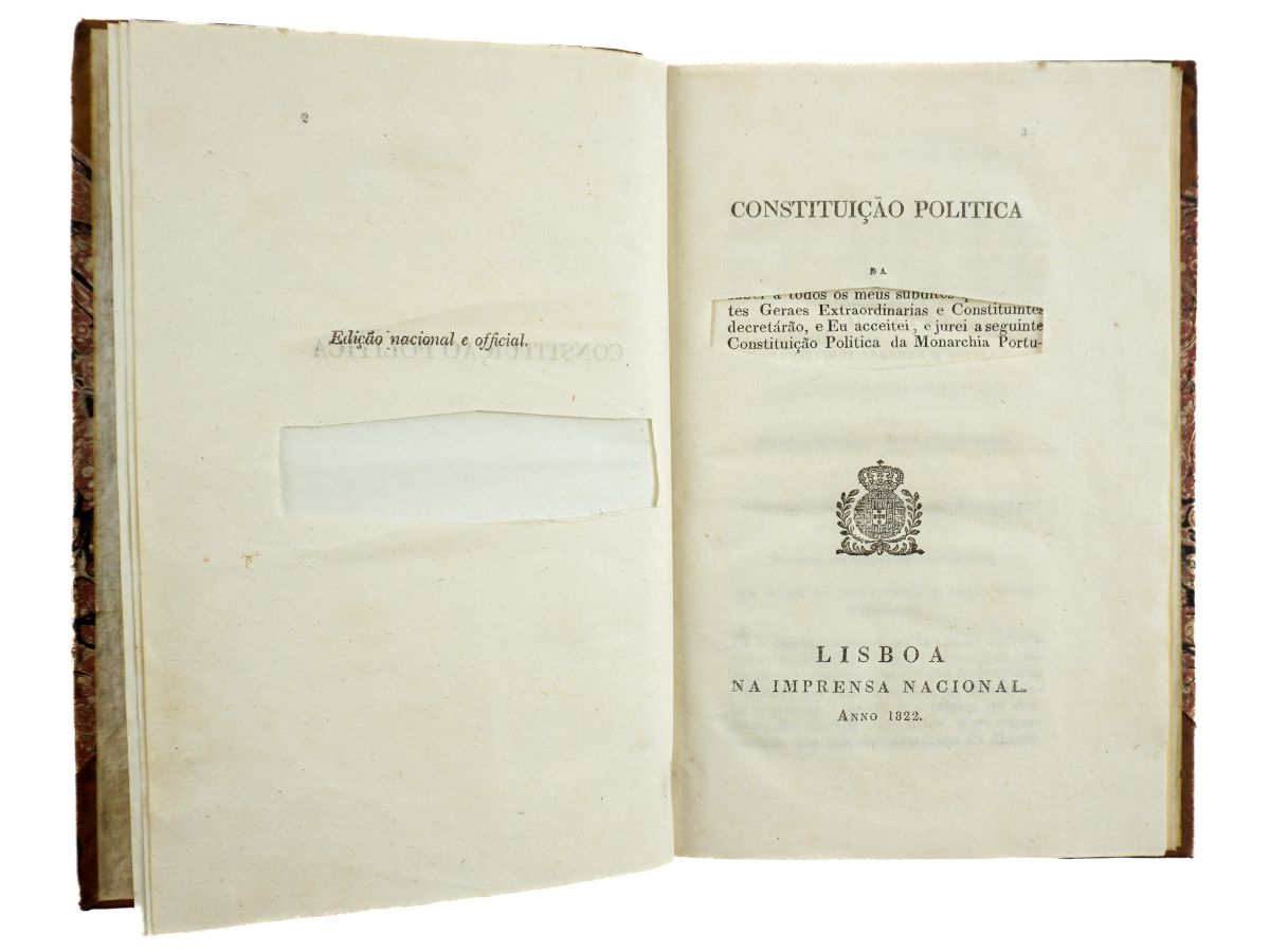 Constituição Politica da Monarquia Portuguesa 1822