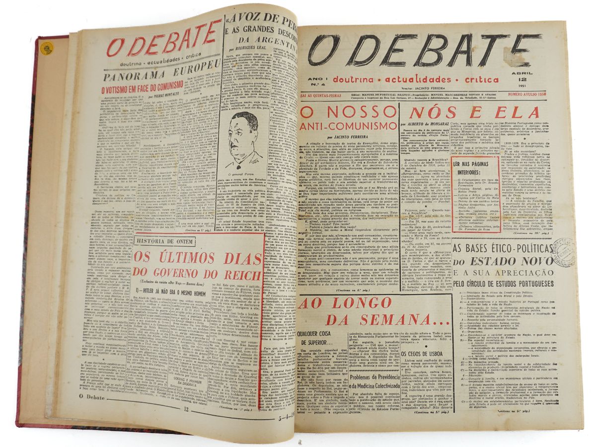 O Debate - Semanário Monárquico.