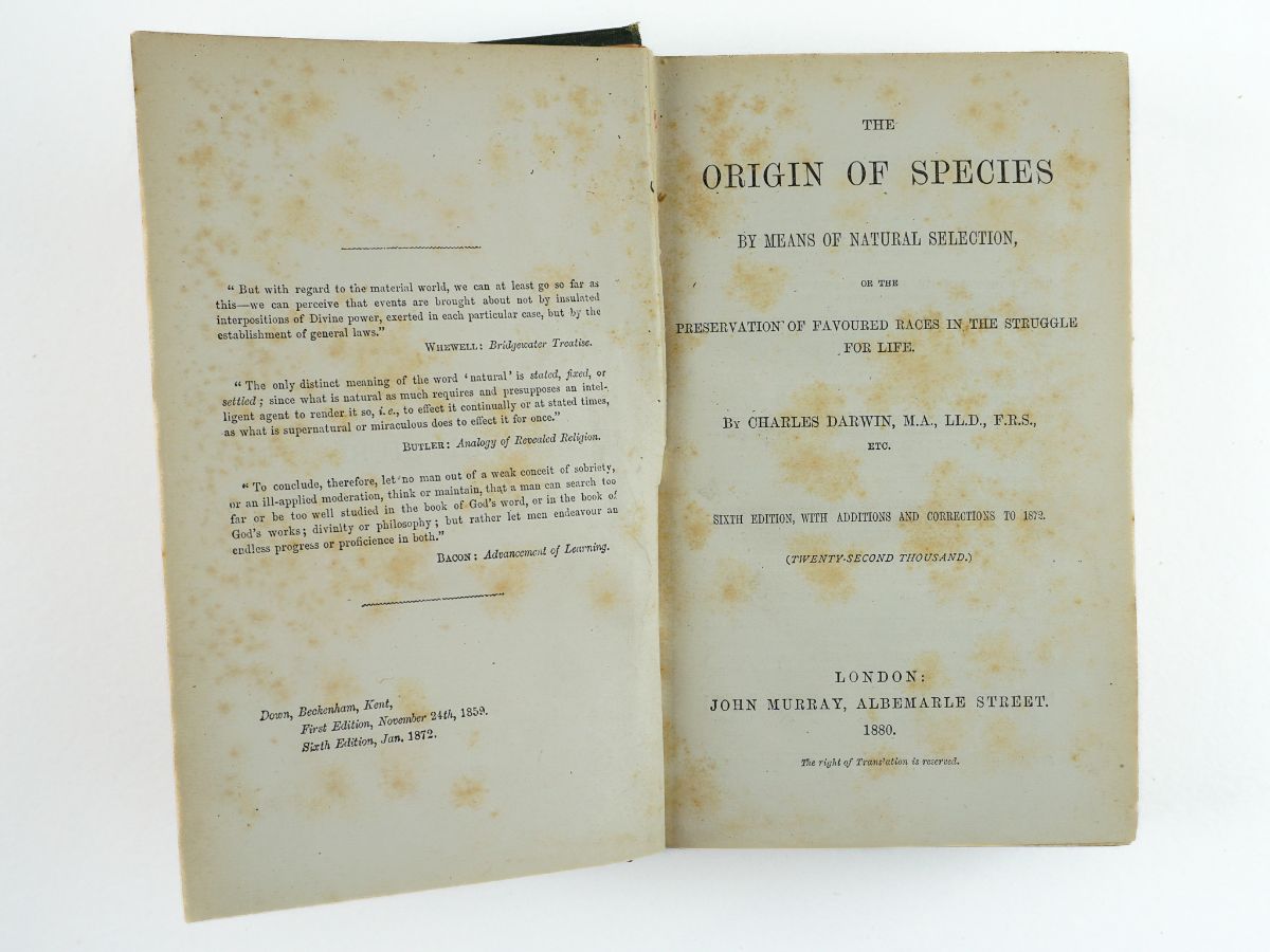 The Origin of Species – Charles Darwin