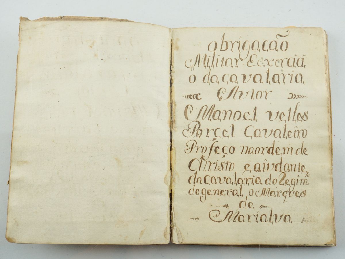 Manuscrito Português de Cavalaria – séc XVIII