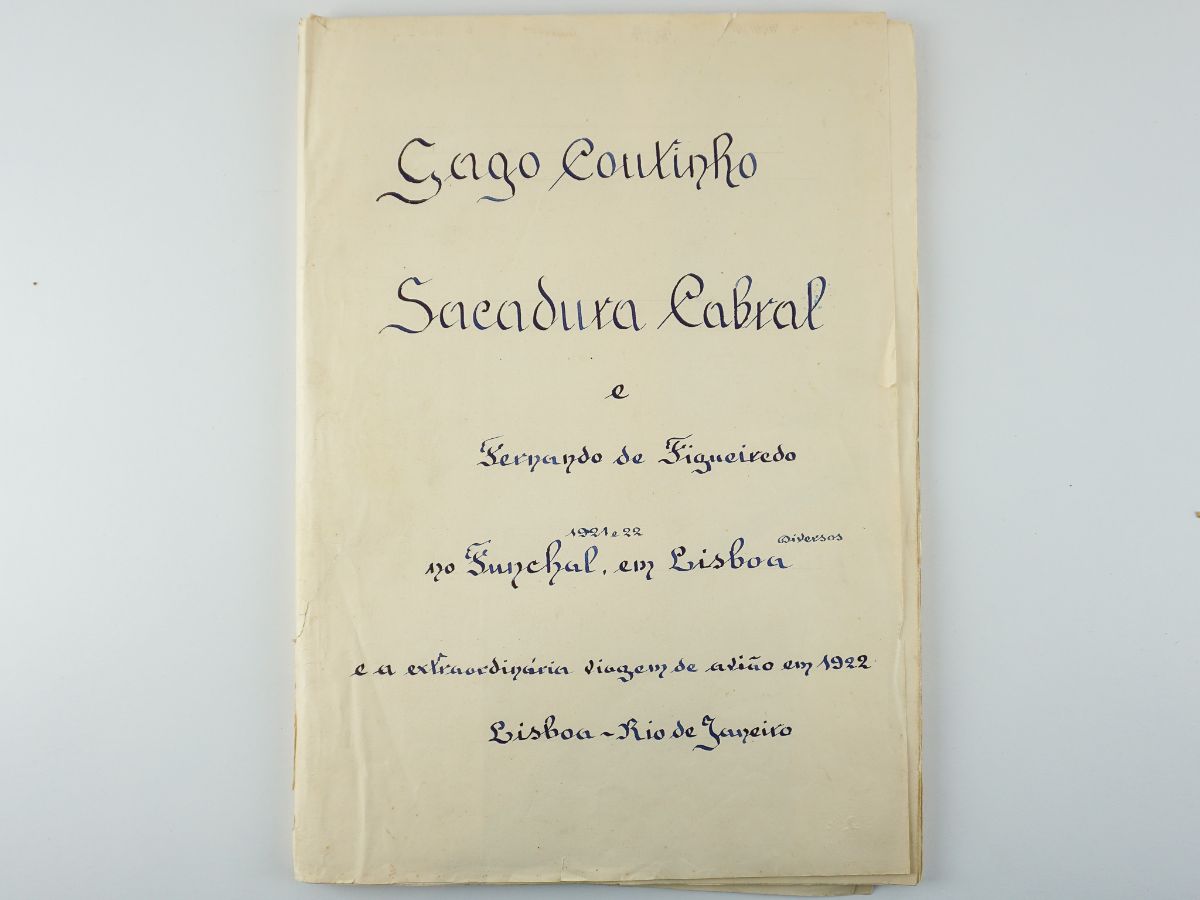 Álbum Inédito Gago Coutinho e Sacadura Cabral