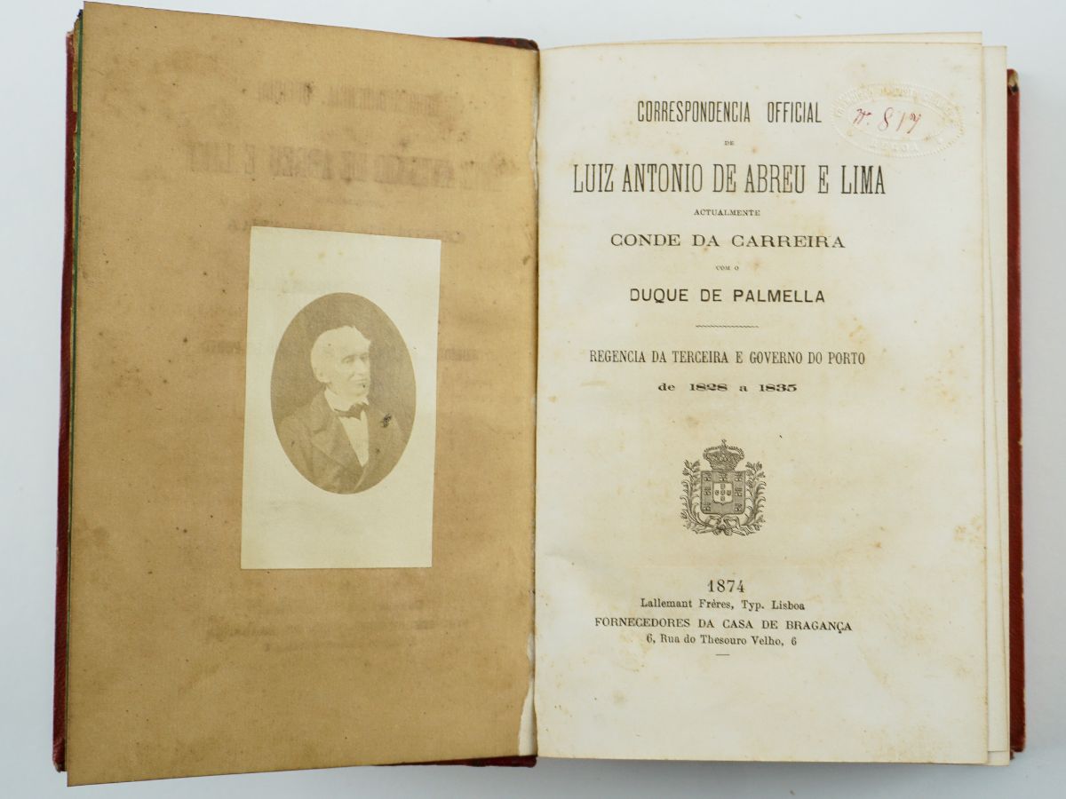 Correspondência do Conde da Carreira com o Duque de Palmela (1874)