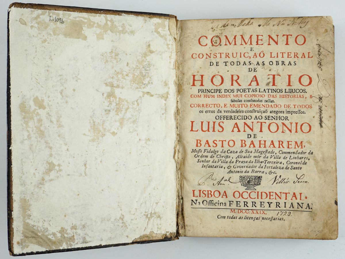 Obras de Horacio (1729)