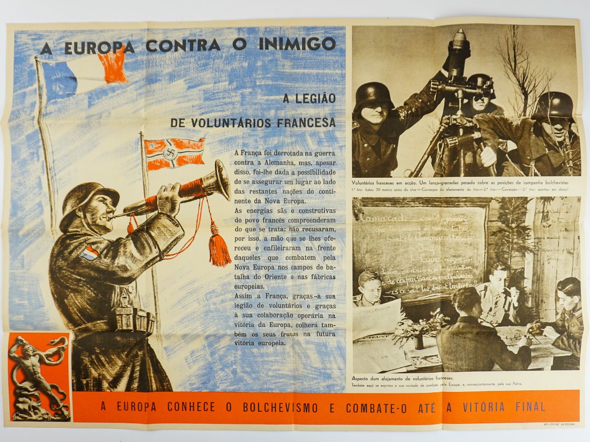 Cartaz de propaganda de Guerra Alemã