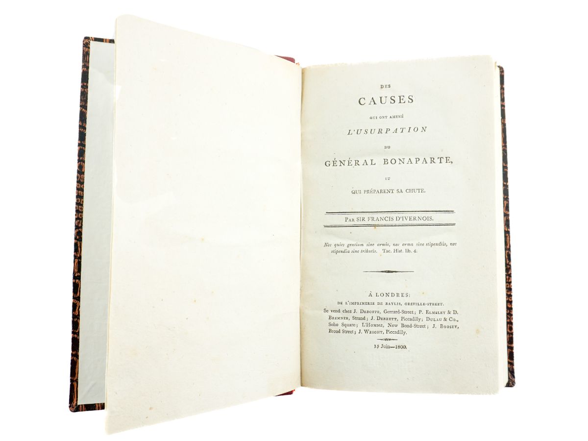 Uma das primeiras obras inglesas contra Napoleão (1800)