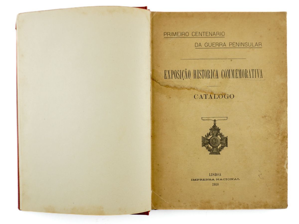 Guerra Peninsular – raro catálogo da Exposição de 1910