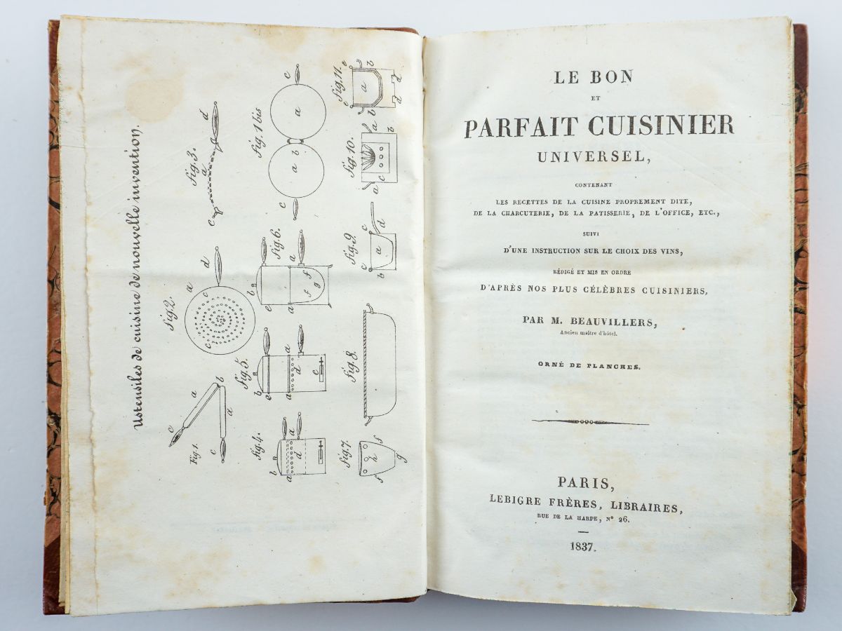 Le Bon et Parfait Cuisinier Universel (1837)