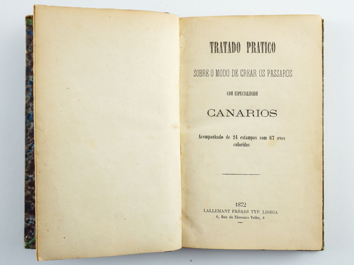 Tratado Pratico Sobre o Modo de Crear os Passaros (1872)