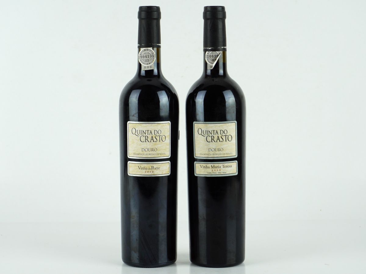 2 garrafas de vinho do Douro Quinta do Crasto