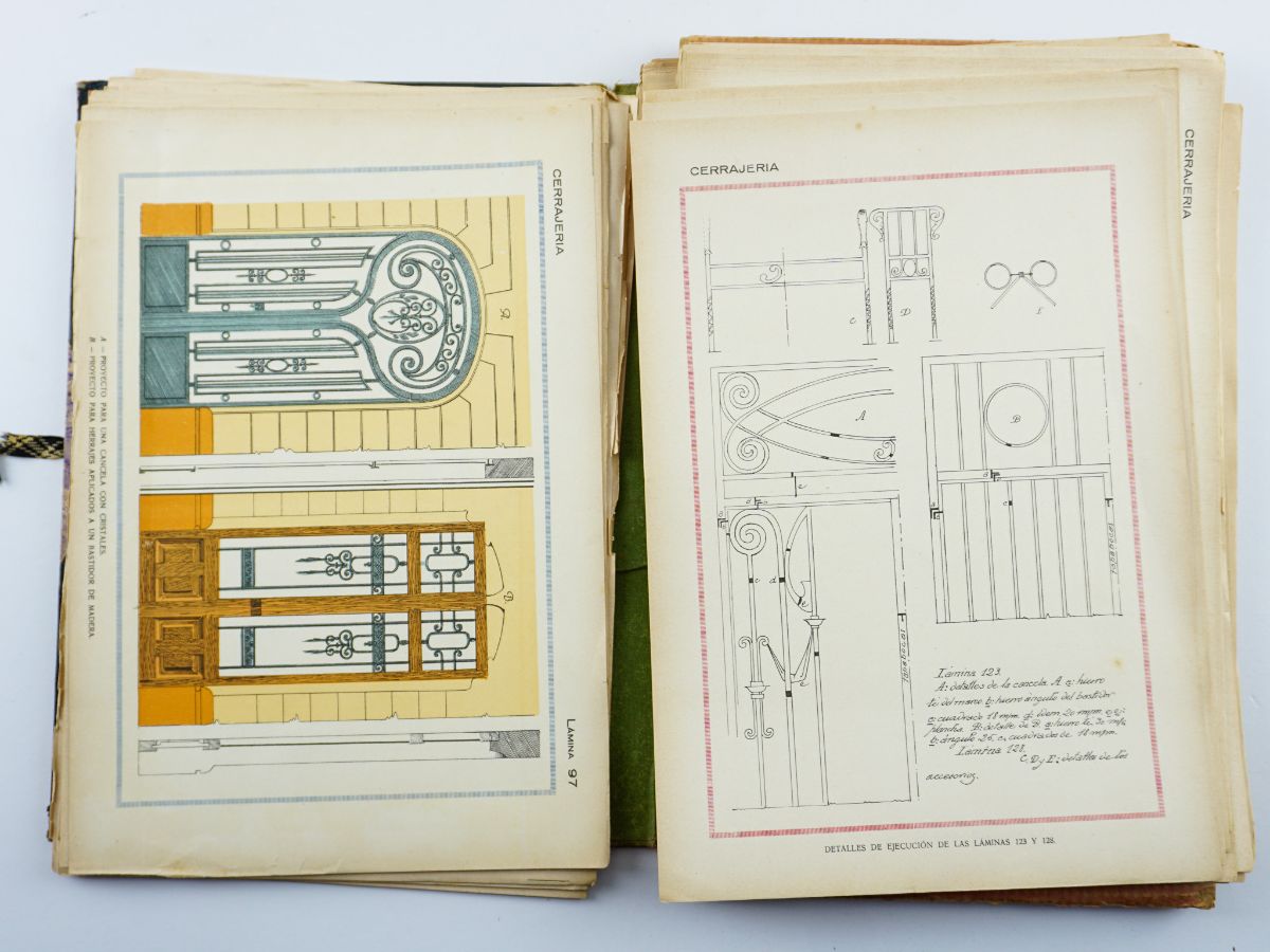 Cerrajeria, Enciclopedia Grafica de Artes e Oficios