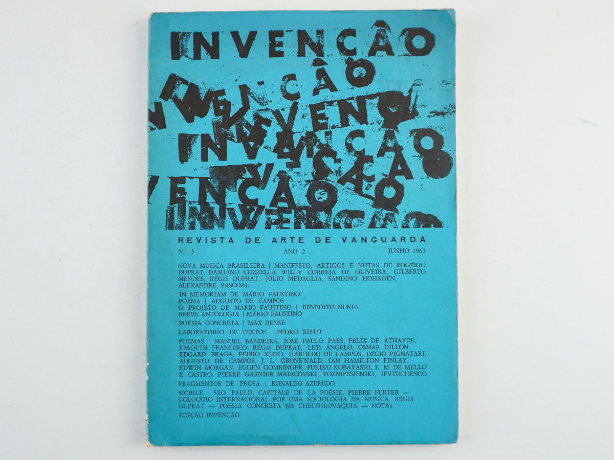 Invenção. Revista de arte de vanguarda.