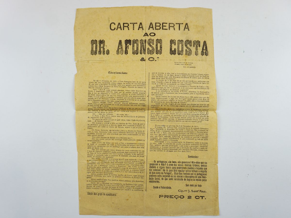 Manifesto Republicano – 1917