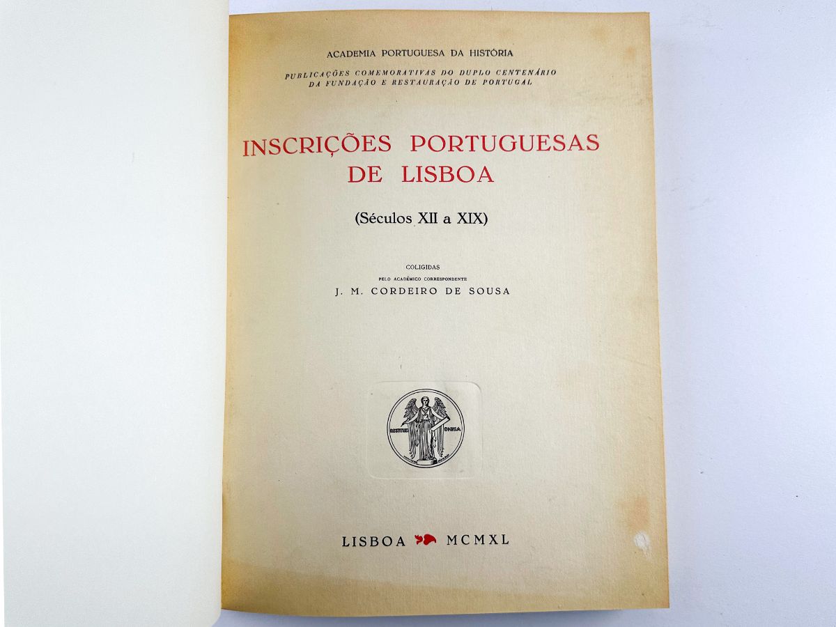 Inscrições Portuguesas De Lisboa