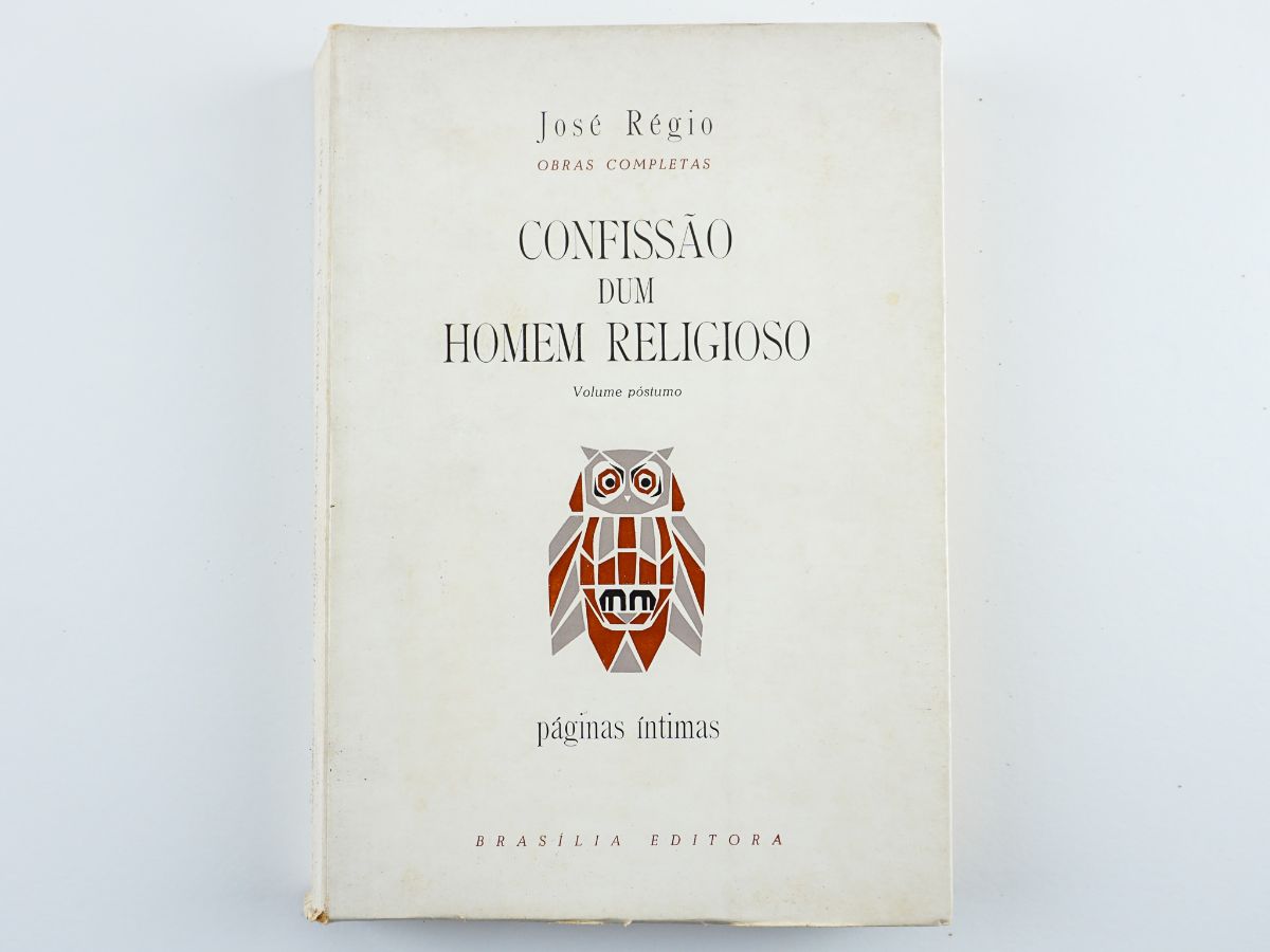 José Régio – Confissão de um homem religioso; 1ª edição especial