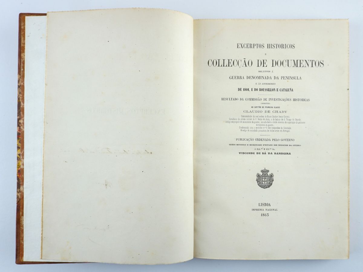 Os Excertos Históricos Claúdio de Chaby, Obra capital sobre a Guerra Peninsular