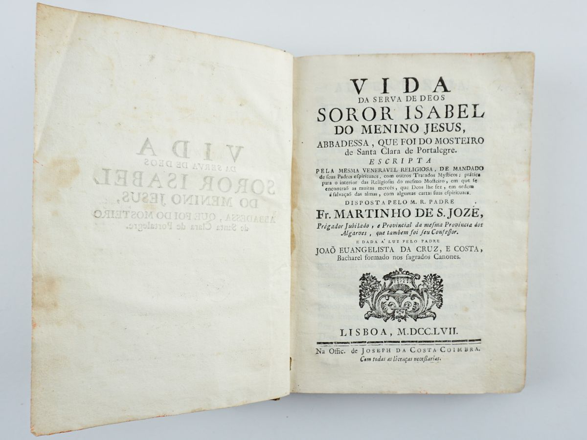 Rara obra Literatura monástica feminina (1757)