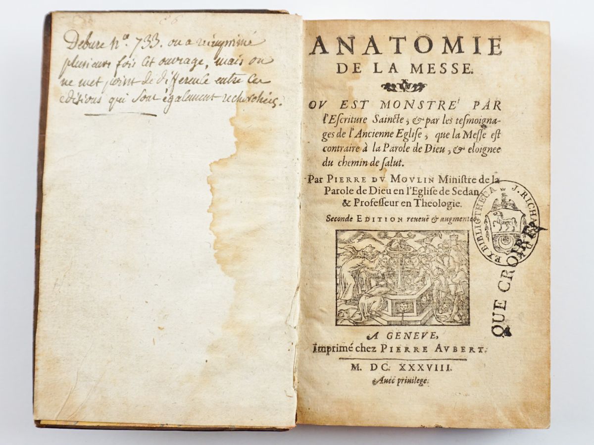 Anatomie de La Messe – 1638 / Deuxieme partie de l'Anatomie de la Messe 1639