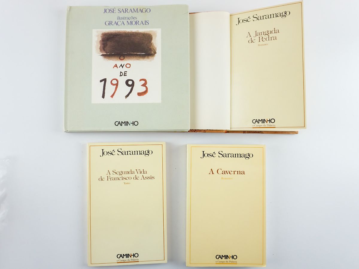 José Saramago – Primeiras edições com dedicatória