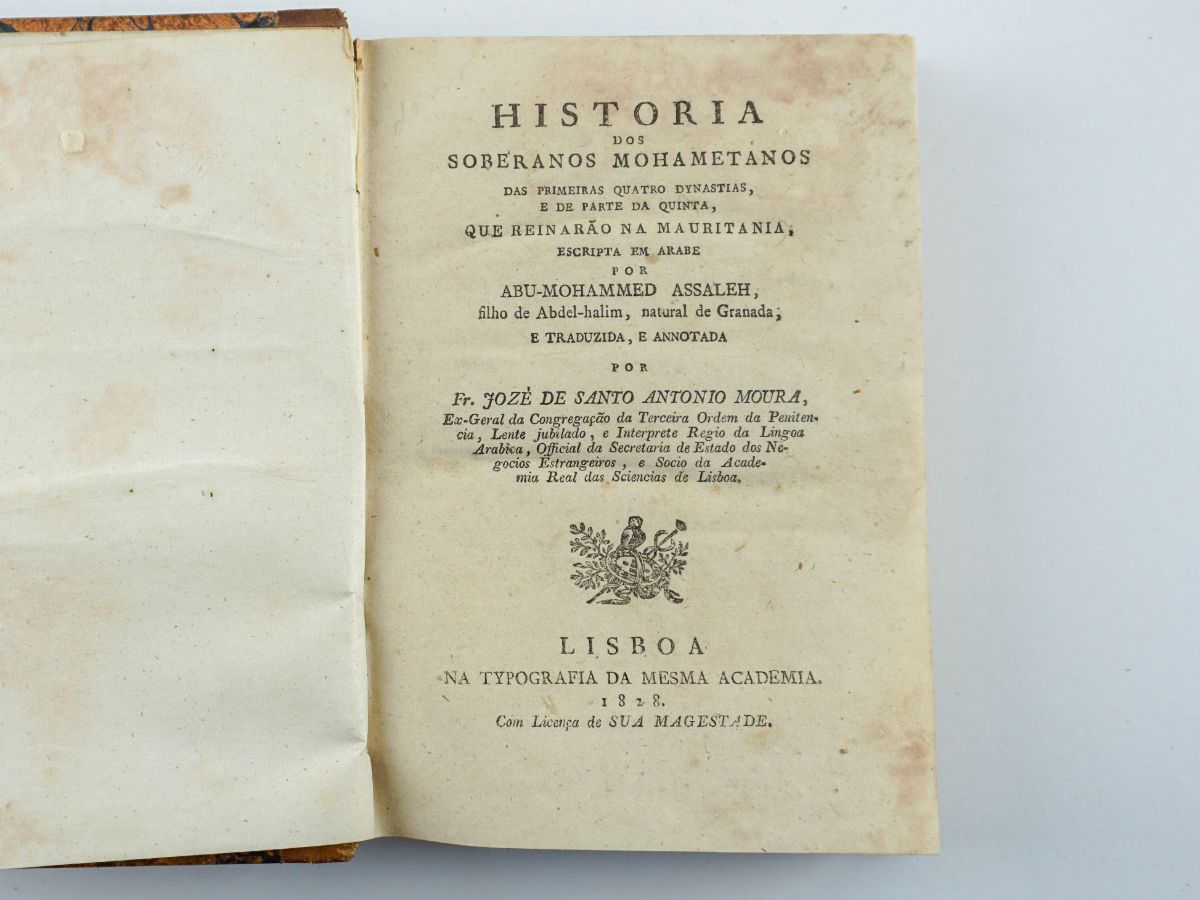 Historia dos Soberanos Mohametanos (1828)