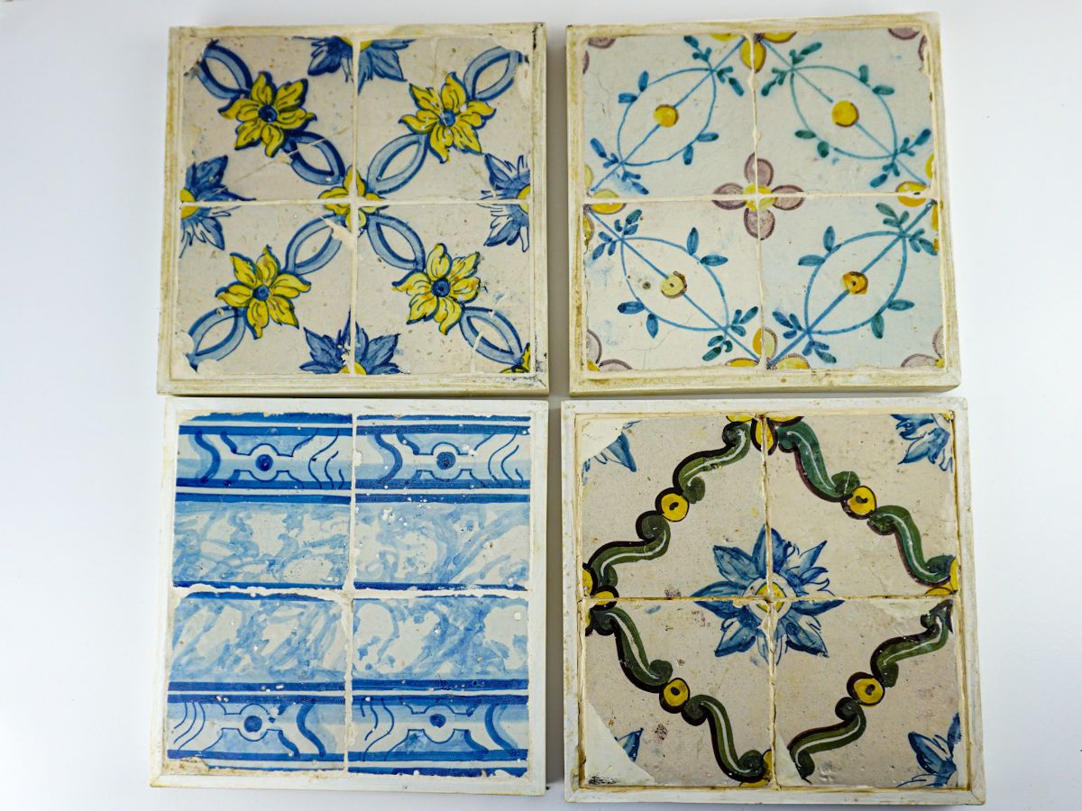 4 quadras de azulejos