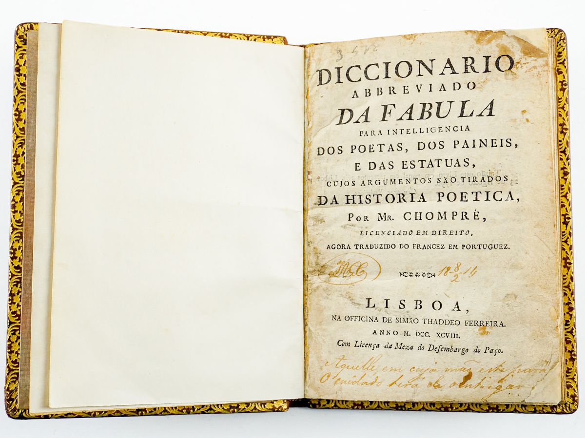 Diccionario Abbreviado da Fabula (1798)