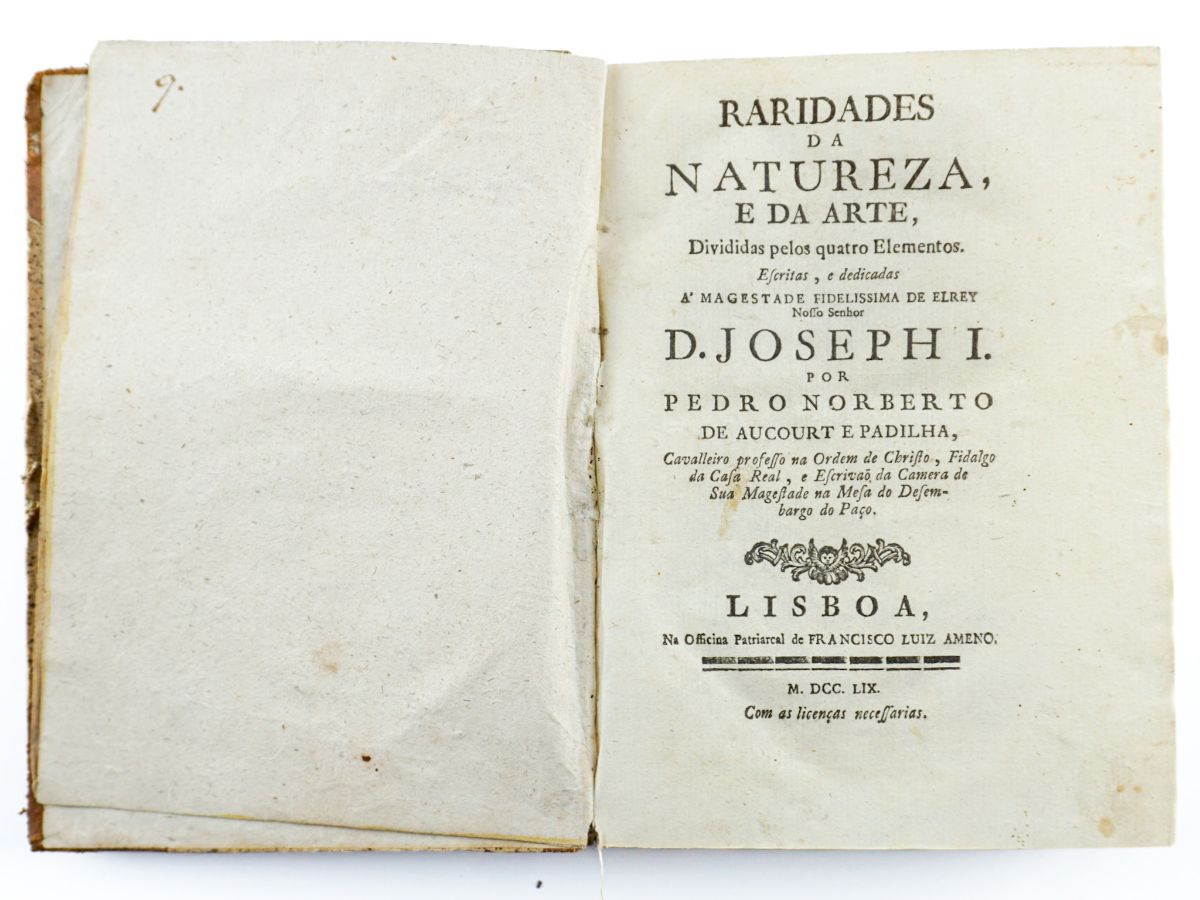 Raridades da Natureza e da Arte (1759)