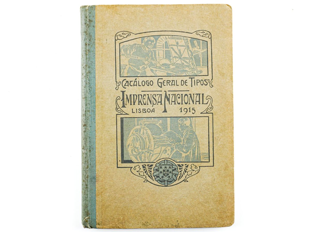 Catálogo Geral de Tipos - Imprensa Nacional. 1915