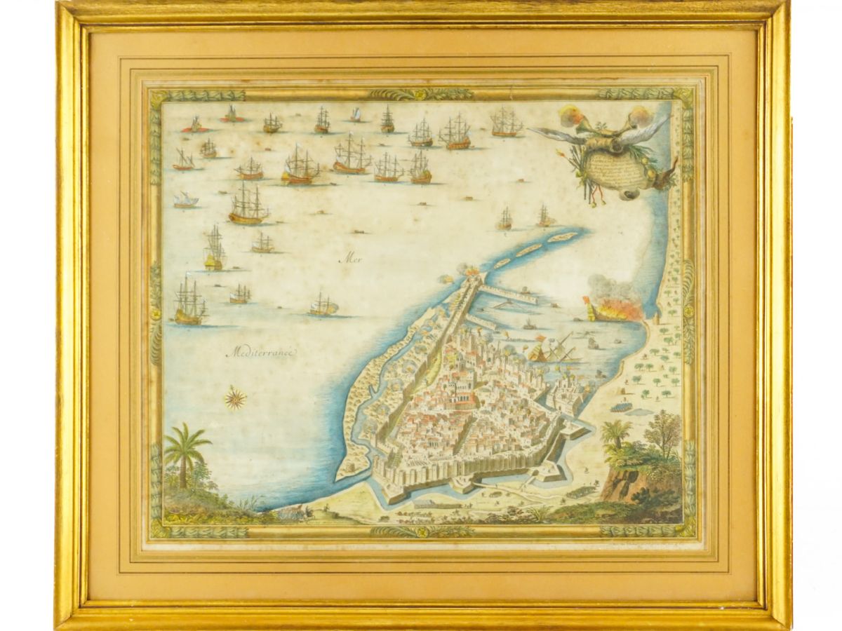 Mapa da cidade de Tripoli