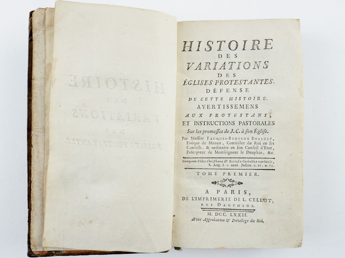 Histoire des Variations des Églises Protestantes