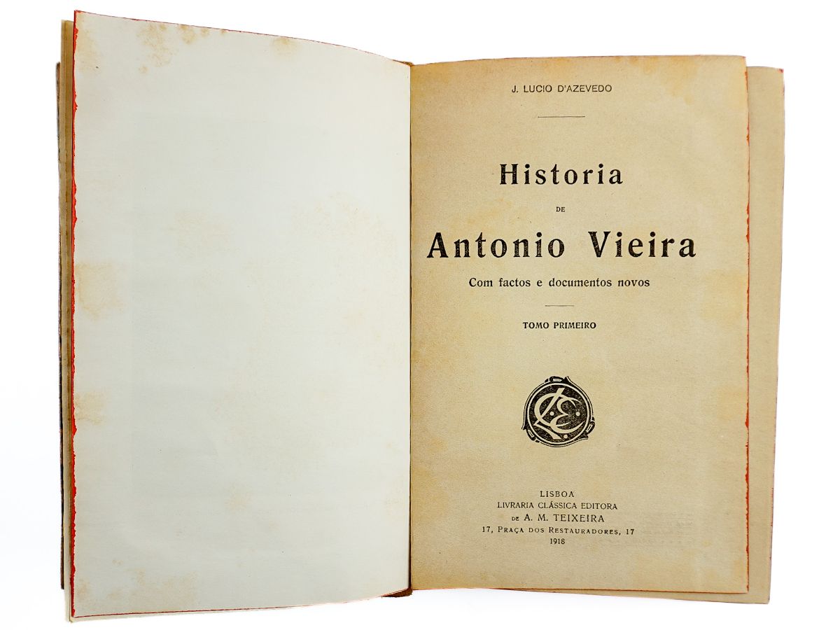 J. Lúcio d’Azevedo – História de António Vieira