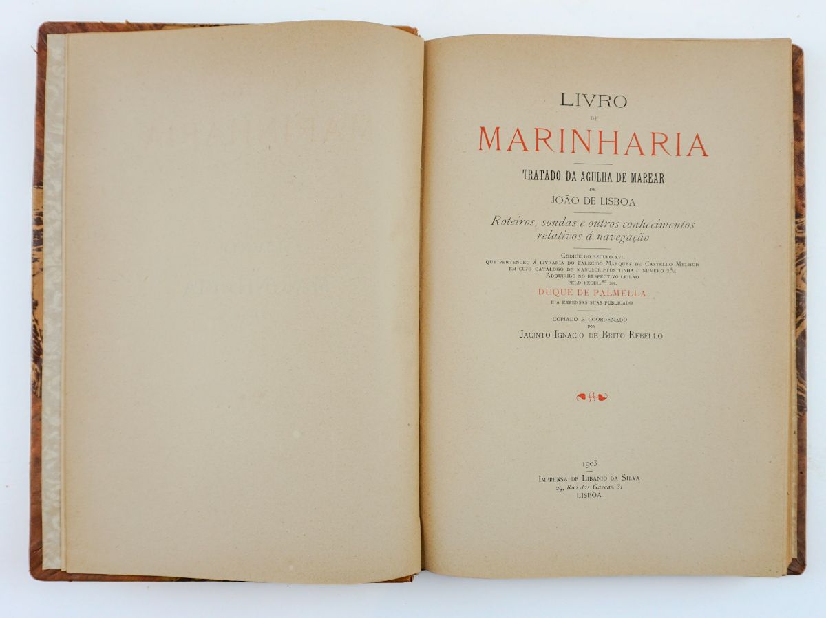 Livro de Marinharia Tratado da Agulha de Marear